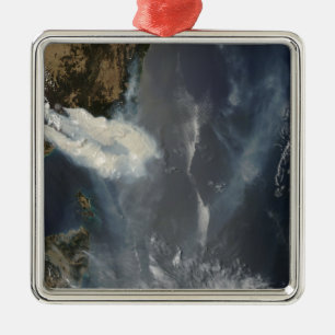 Fires and smoke in southeast Australia Metal Ornament