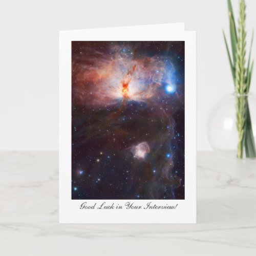 Fires of the Flame Nebula _ Interview Good Luck Card
