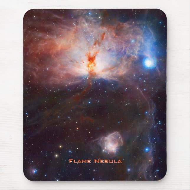 Fires of the Flame Nebula - NGC 2024 in Orion Mouse Pad (Front)