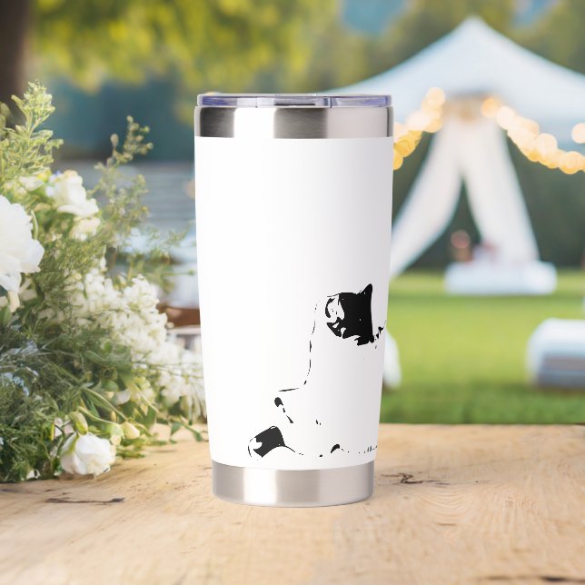 Fireside Phantom Cat Insulated Tumbler (Wedding (Rotated))