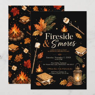 Fireside & S’mores Invitation