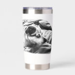 Fireside Terrier on Winter Blanket Insulated Tumbler