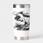 Fireside Terrier with Snow-Kissed Speckles Insulated Tumbler
