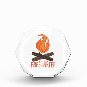 Firestarter Campfire Acrylic Award