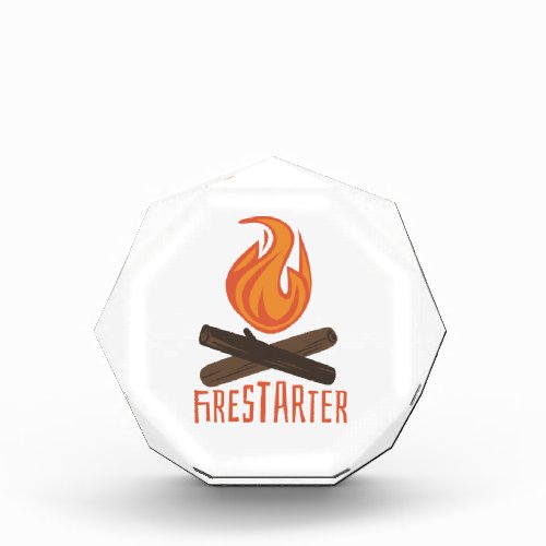 Firestarter Campfire Acrylic Award