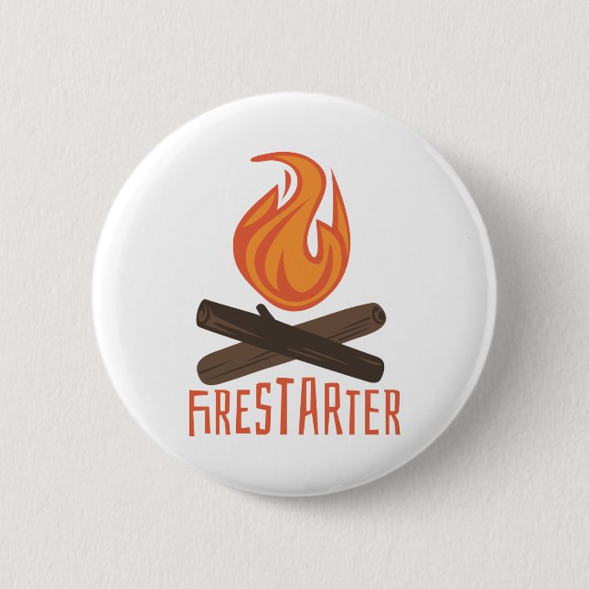Firestarter Campfire Button (Front)