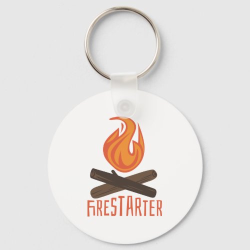 Firestarter Campfire Keychain