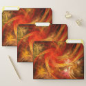 Firestorm Abstract Art File Folder