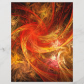 Firestorm Abstract Art Letterhead (Front)