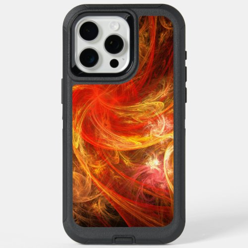 Firestorm Abstract Art iPhone 15 Pro Max Case