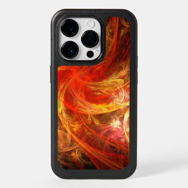 Firestorm Abstract Art Otterbox iPhone Case (Back)