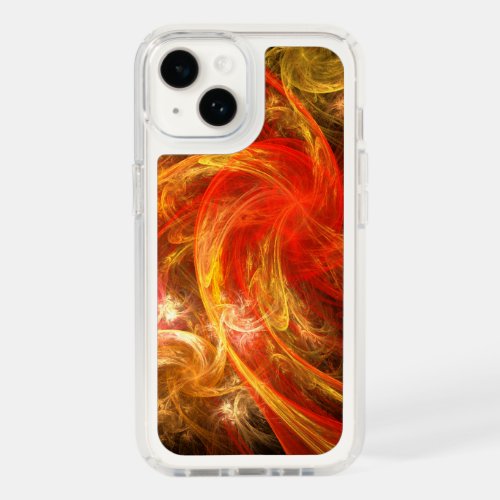 Firestorm Abstract Art Speck iPhone 14 Case