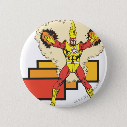 Firestorm In His Element Pinback Button