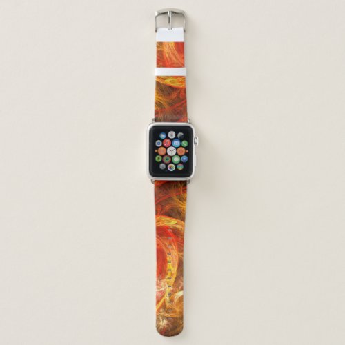 Firestorm Nova Abstract Art Apple Watch Band