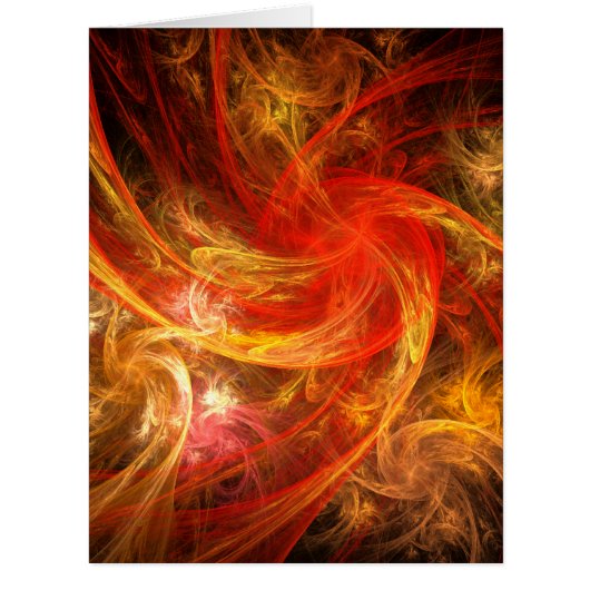Firestorm Nova Abstract Art Cards (Front)
