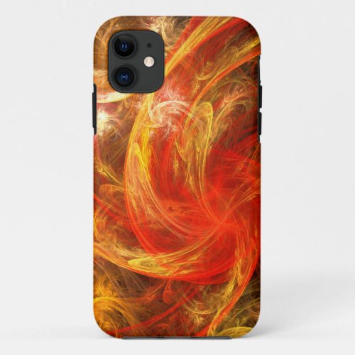 Firestorm Nova Abstract Art iPhone 11 Case