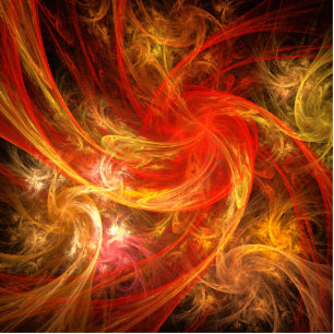 Firestorm Nova Abstract Art Cutout