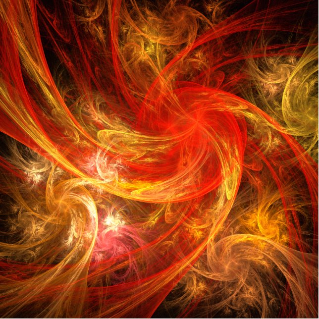 Firestorm Nova Abstract Art Cutout (Front)