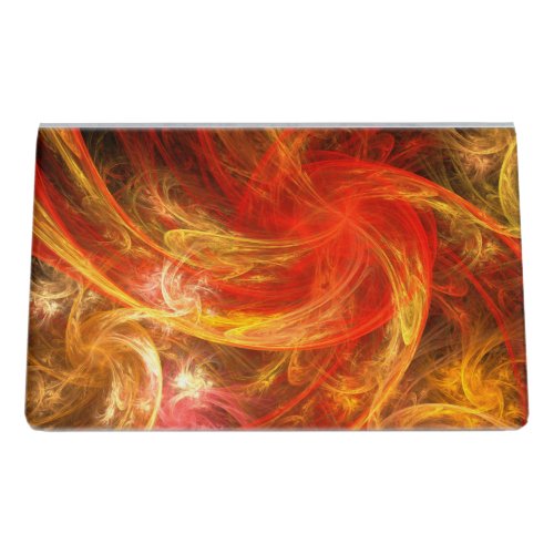 Firestorm Nova Abstract Art Desk Business Card Holder