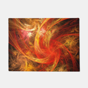 Firestorm Nova Abstract Art Doormat