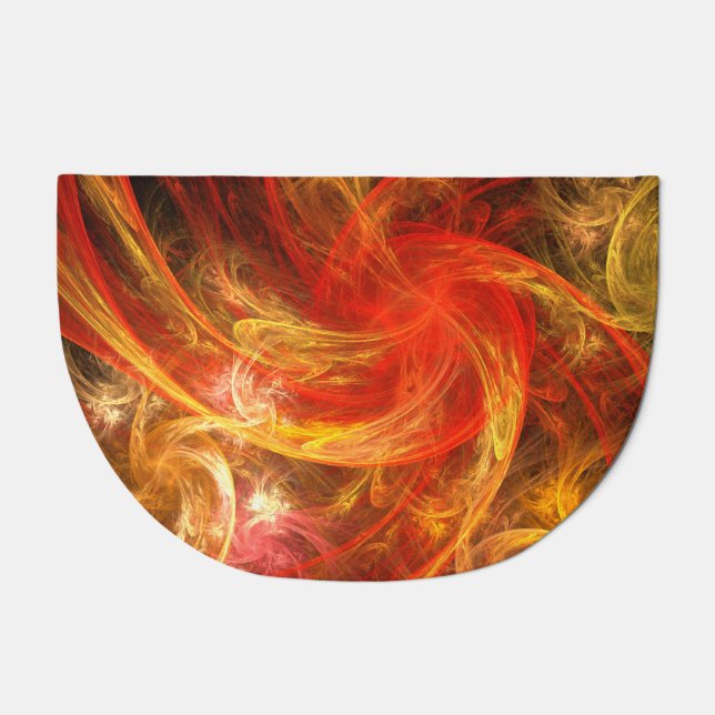 Firestorm Nova Abstract Art Doormat (Front)