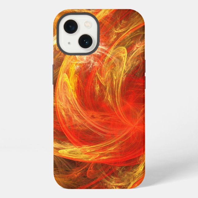 Firestorm Nova Abstract Art Iphone Case (Back)