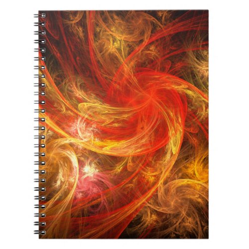 Firestorm Nova Abstract Art Notebook