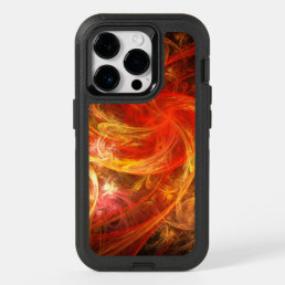 Firestorm Nova Abstract Art OtterBox iPhone 14 Pro Case