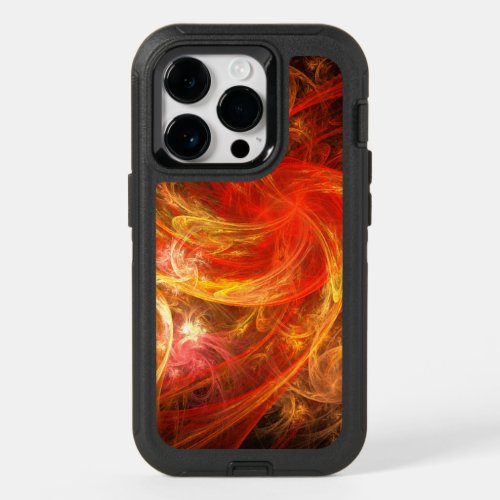 Firestorm Nova Abstract Art OtterBox iPhone 14 Pro Case