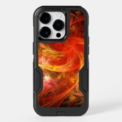 Firestorm Nova Abstract Art OtterBox iPhone 14 Pro Case