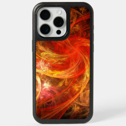 Firestorm Nova Abstract Art iPhone 15 Pro Max Case