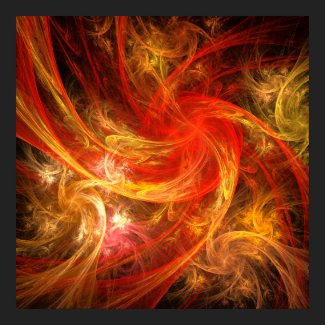 Firestorm Nova Abstract Art Print