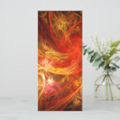 Firestorm Nova Abstract Art Rack Card (Standing Front)