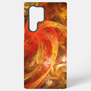 Firestorm Nova Abstract Art Samsung Galaxy S22 Ultra Case
