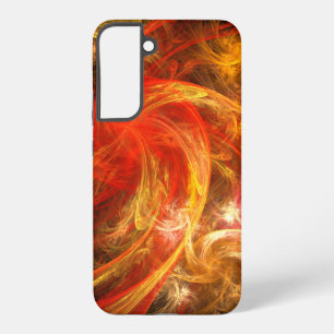 Firestorm Nova Abstract Art Samsung Galaxy S22+ Case