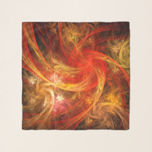 Firestorm Nova Abstract Art Scarf