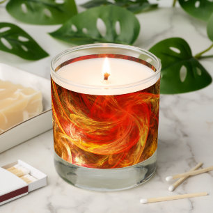 Firestorm Nova Abstract Art Scented Candle