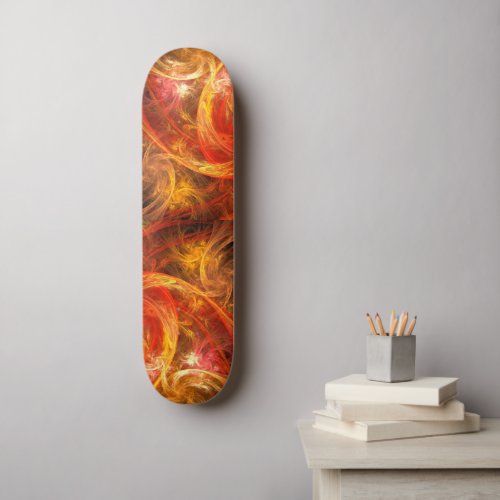 Firestorm Nova Abstract Art Skateboard
