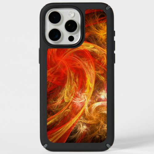 Firestorm Nova Abstract Art iPhone 15 Pro Max Case