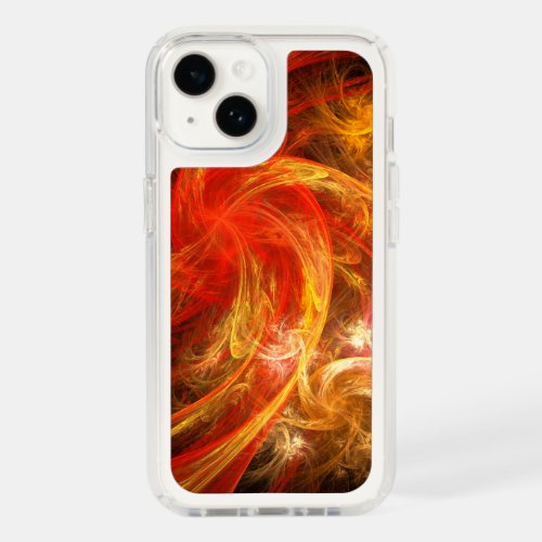 Firestorm Nova Abstract Art Speck iPhone 14 Case