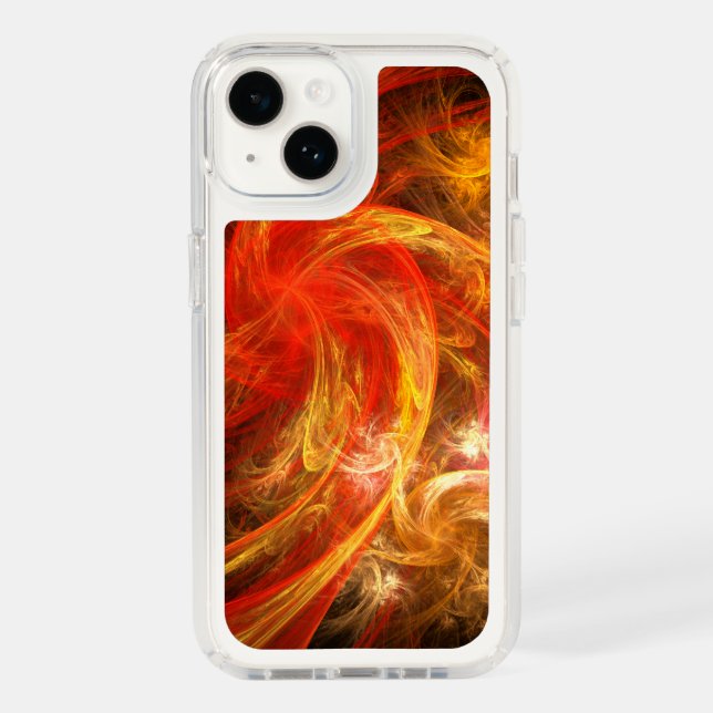 Firestorm Nova Abstract Art Speck iPhone Case (Front)
