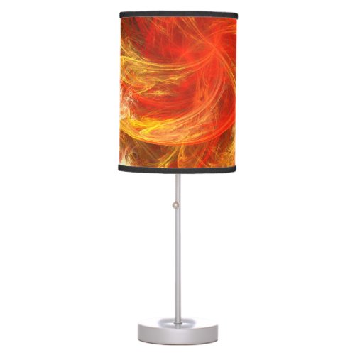 Firestorm Nova Abstract Art Table Lamp