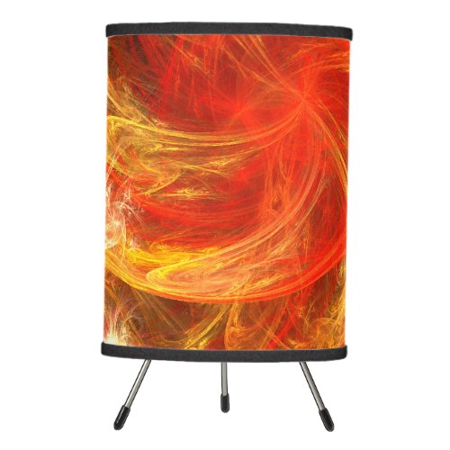 Firestorm Nova Abstract Art Tripod Lamp