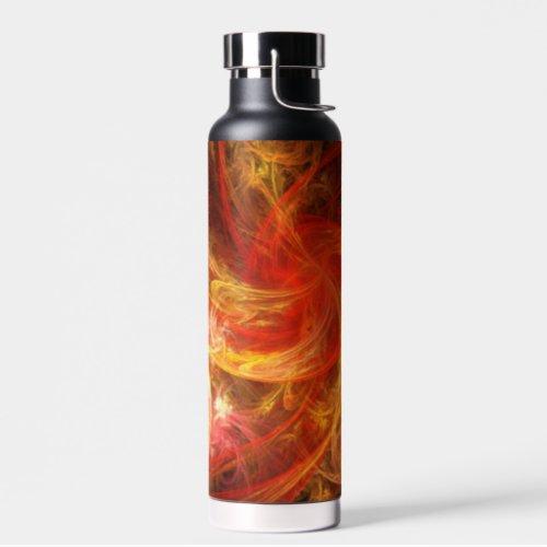 Firestorm Nova Abstract Art Water Bottle