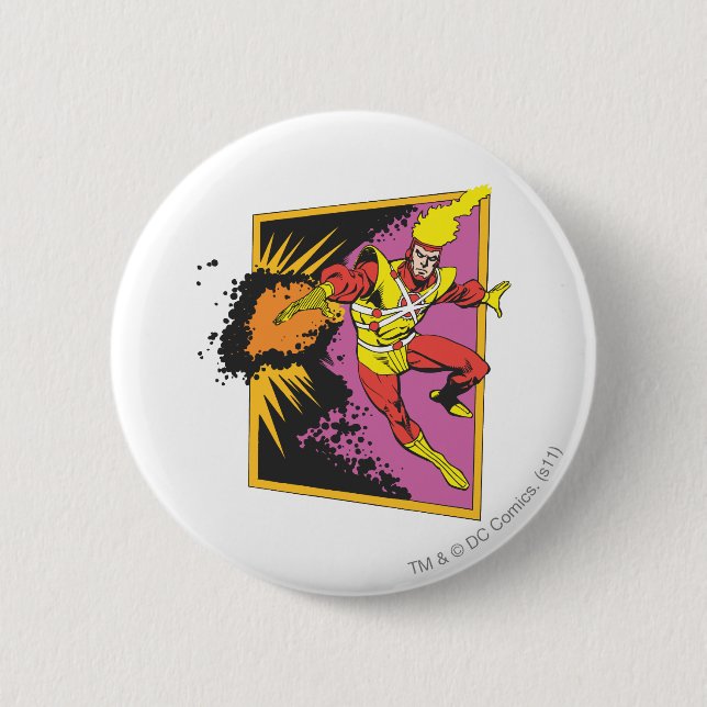Firestorm Strikes Pinback Button (Front)