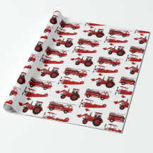 Firetruck, Airplane, Tractor