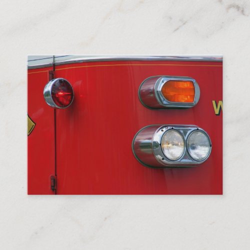 Firetruck Business Cards