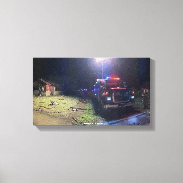 Firetruck Canvas Print (Front)