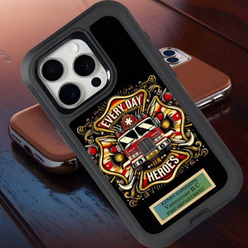 Firetruck Everyday Heroes iPhone 15 Pro Case