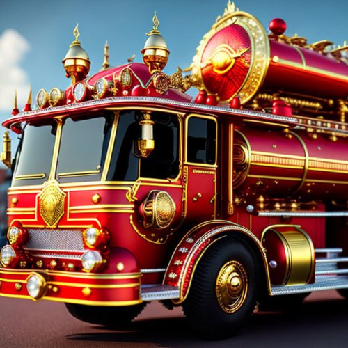 Firetruck Fire Engine Kids Room Decor